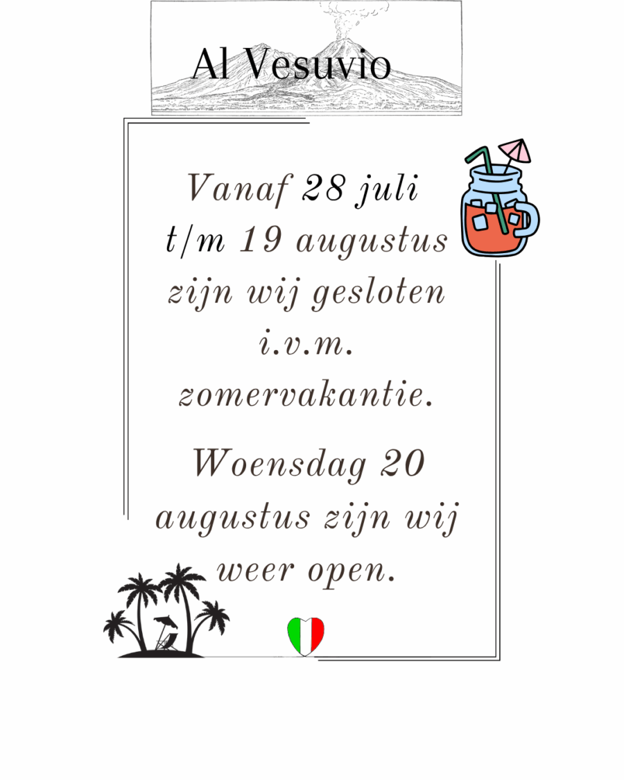 ZOMERVAKANTIE 2025